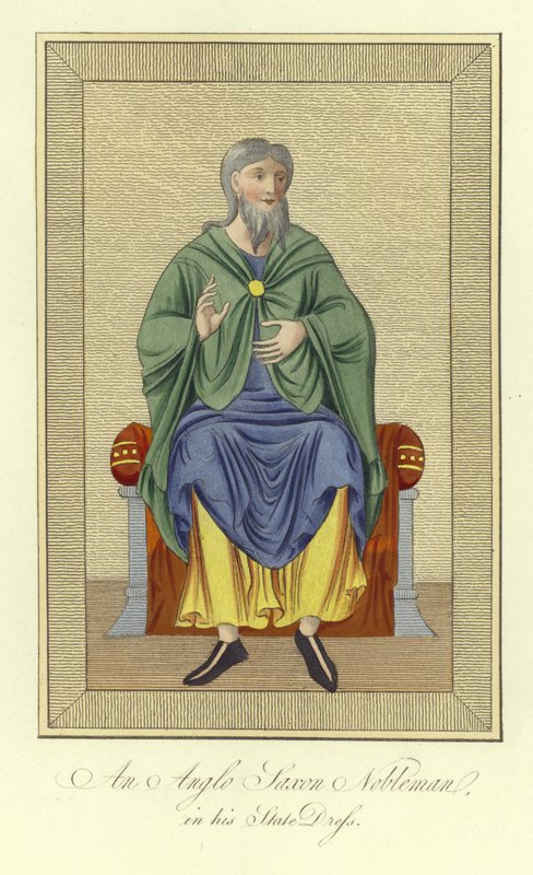 Angolszász nemesúr állami ruhában alkotó: English School