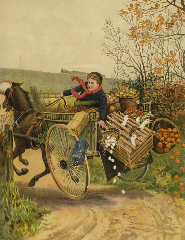 Egy szerencsétlen felfordulás (chromolitho) alkotó: English School