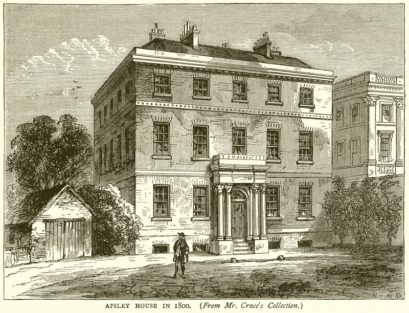 Apsley-ház 1800-ban alkotó: English School