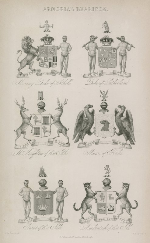 Armorial csapágyak alkotó: English School