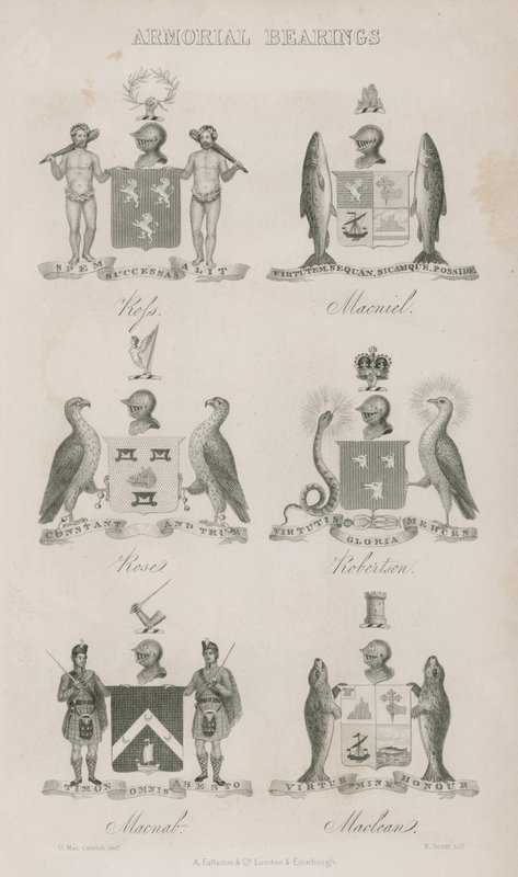 Armorial csapágyak alkotó: English School