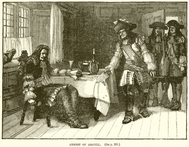 Argyll letartóztatása alkotó: English School