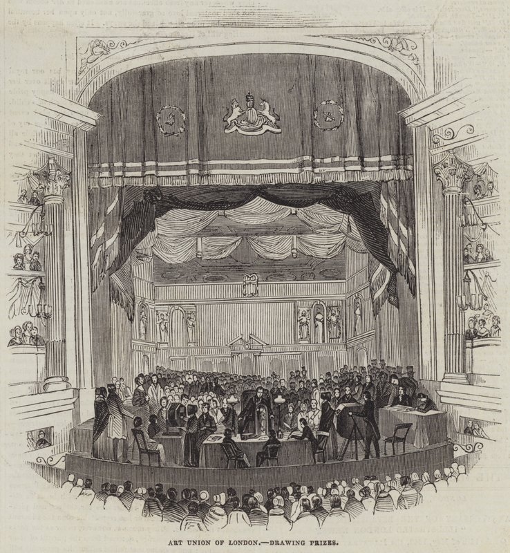 Londoni Art Union, Rajzdíjak (metszet) alkotó: English School