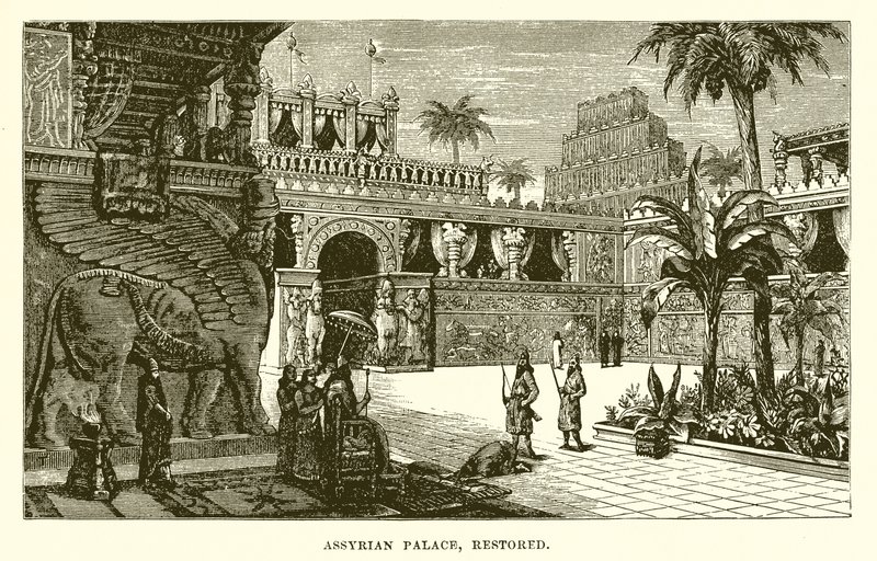Asszír palota, felújított alkotó: English School