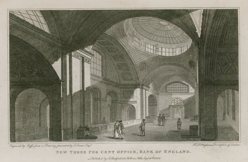 Bank of England, Sir John Soanes Rotunda alkotó: English School