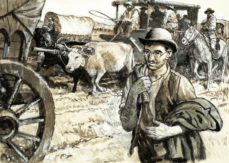 Barney Barnato, a gyémántkirály alkotó: English School