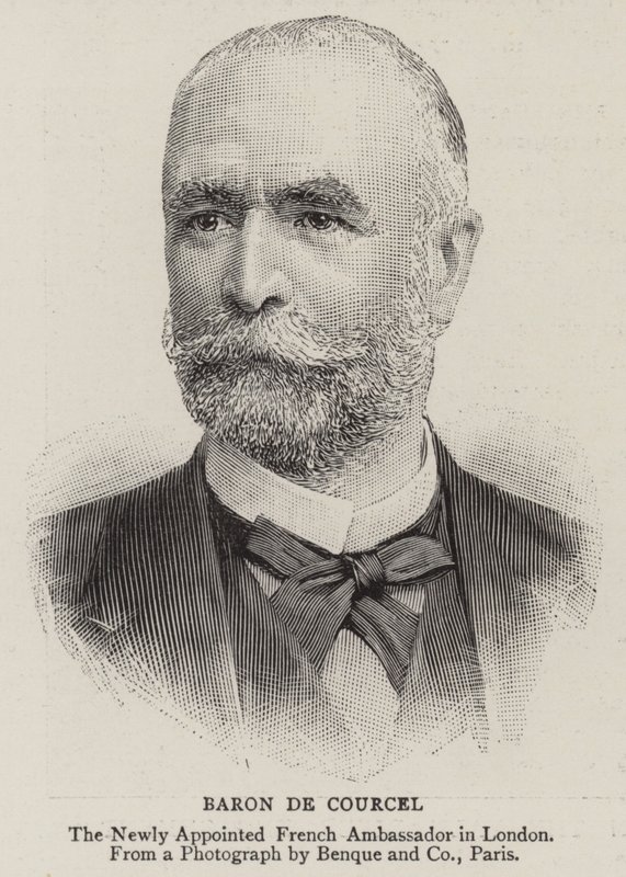 Baron de Courcel (metszet) alkotó: English School