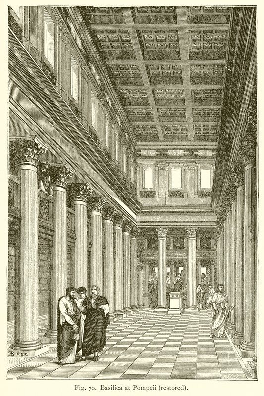 Bazilika Pompeiben (felújított) alkotó: English School