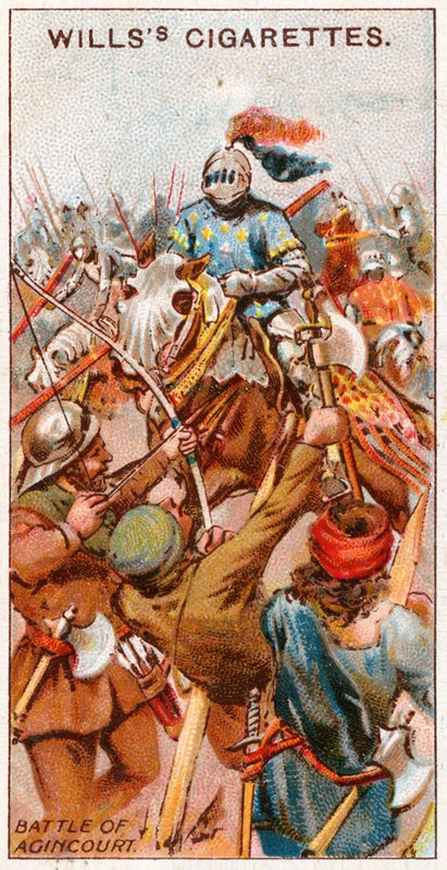 Agincourt-i csata alkotó: English School