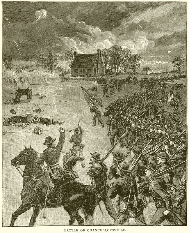Chancellorsville-i csata alkotó: English School
