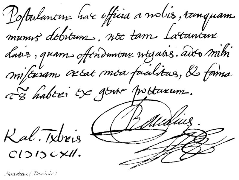 Baudius, (Dominic) alkotó: English School