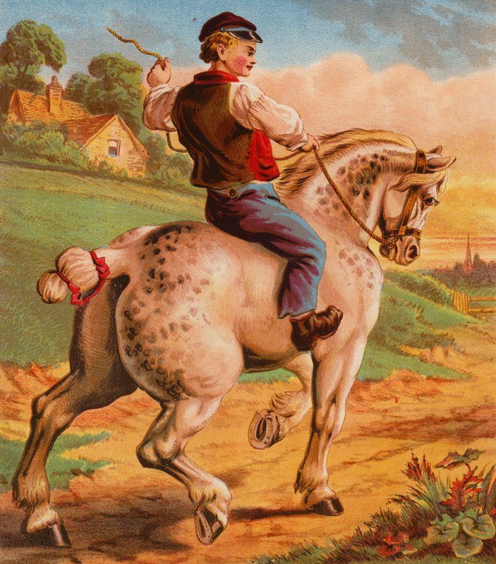 Bill és Jerry (színes litográfia) alkotó: English School