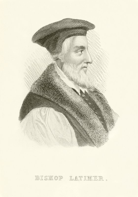 Latimer püspök alkotó: English School
