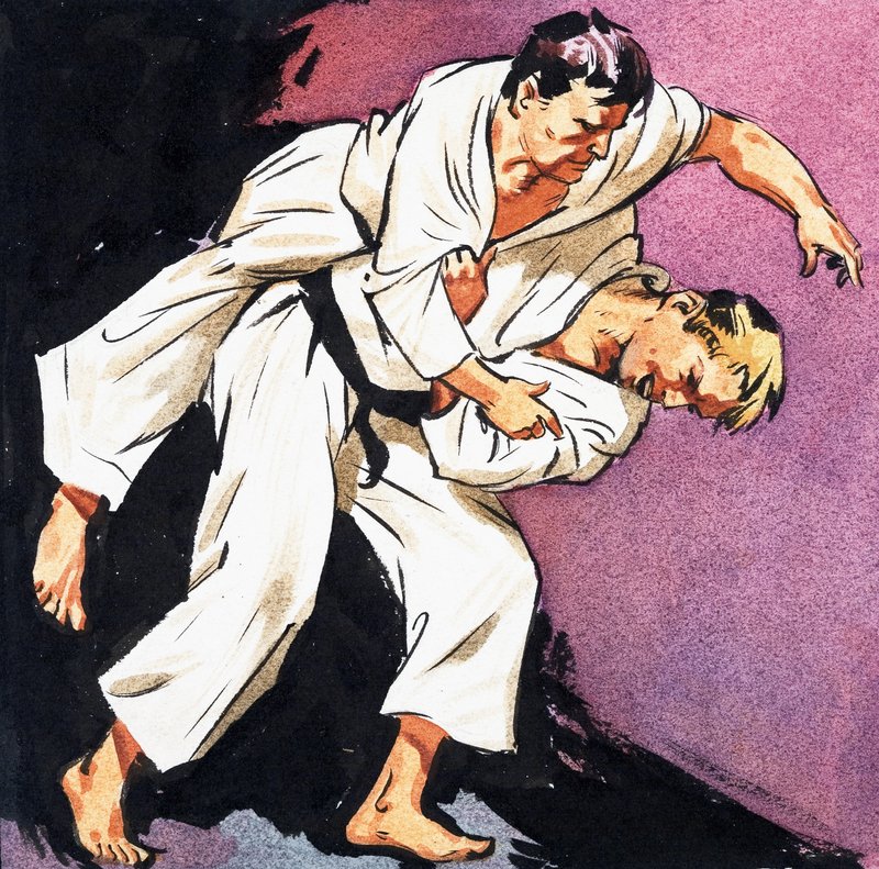 Fekete Öves Judo alkotó: English School