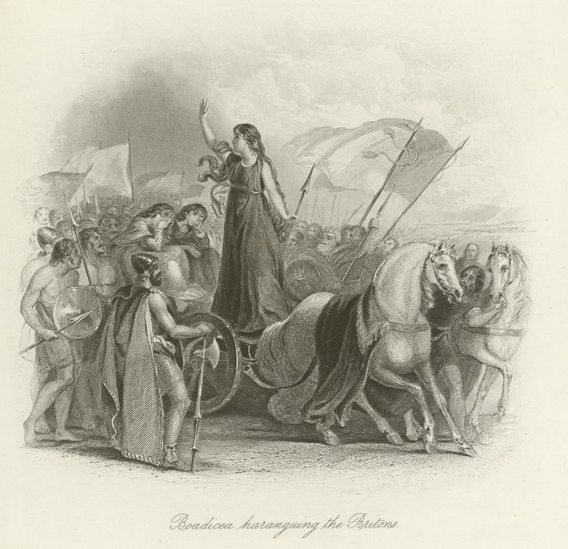 Boadicea a briteket háborgatja alkotó: English School