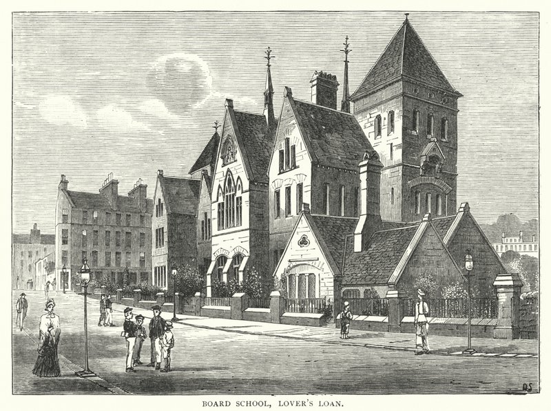 Kollégium, szeretői kölcsön (metszet) alkotó: English School