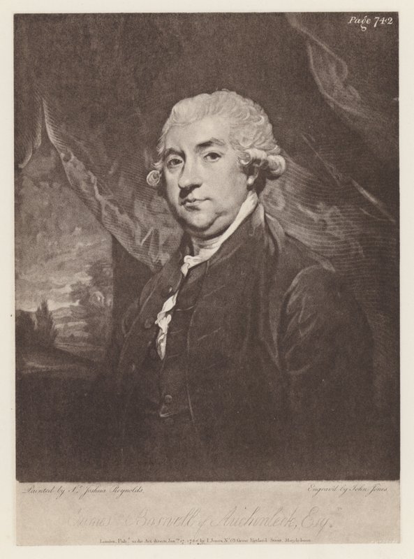 Boswell, James (litho) alkotó: English School