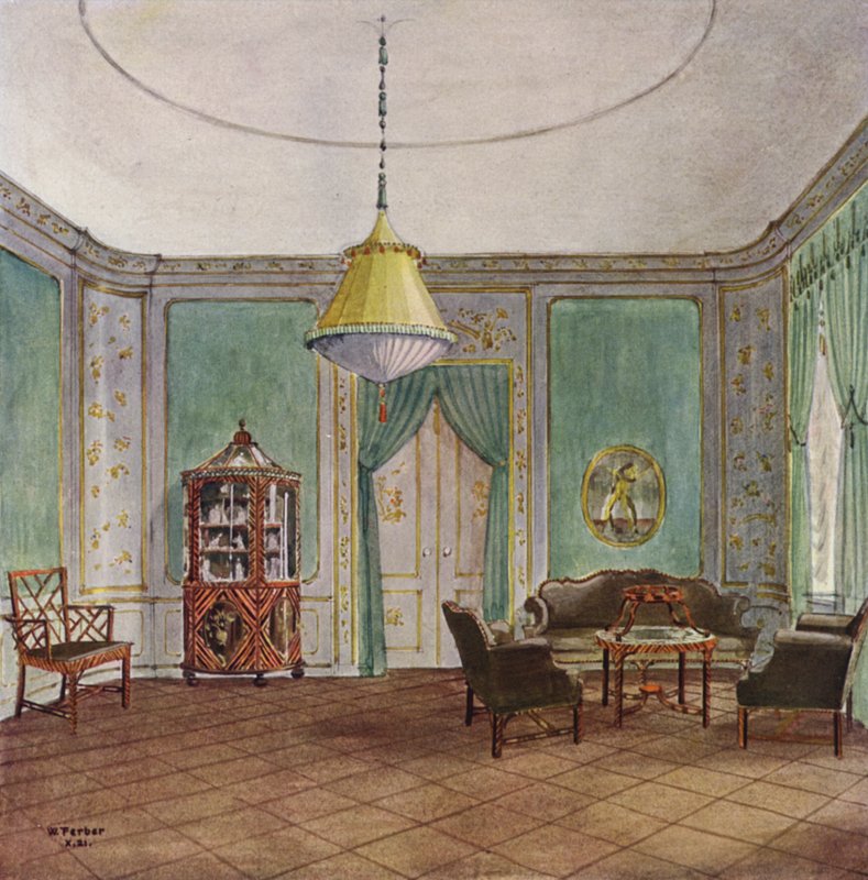 Budoár (színes litó) alkotó: English School