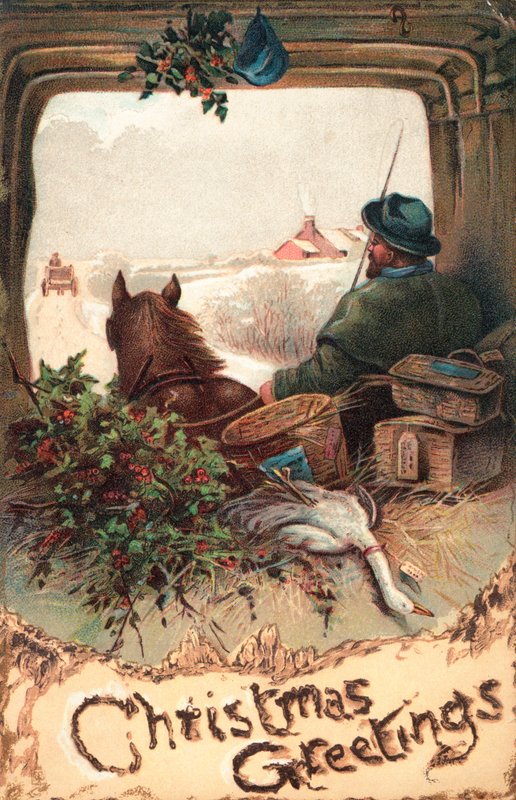 Brit karácsonyi képeslapok alkotó: English School