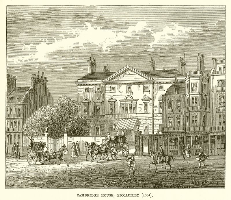 Cambridge House, Piccadilly (1854) alkotó: English School