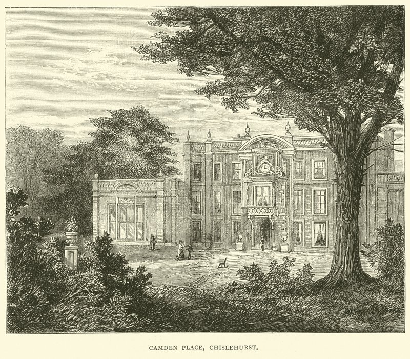 Camden Place, Chislehurst, 1870. szeptember alkotó: English School