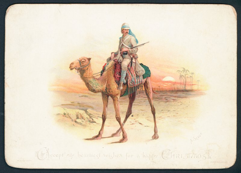 Camel Corps karácsonyi üdvözlőlap alkotó: English School