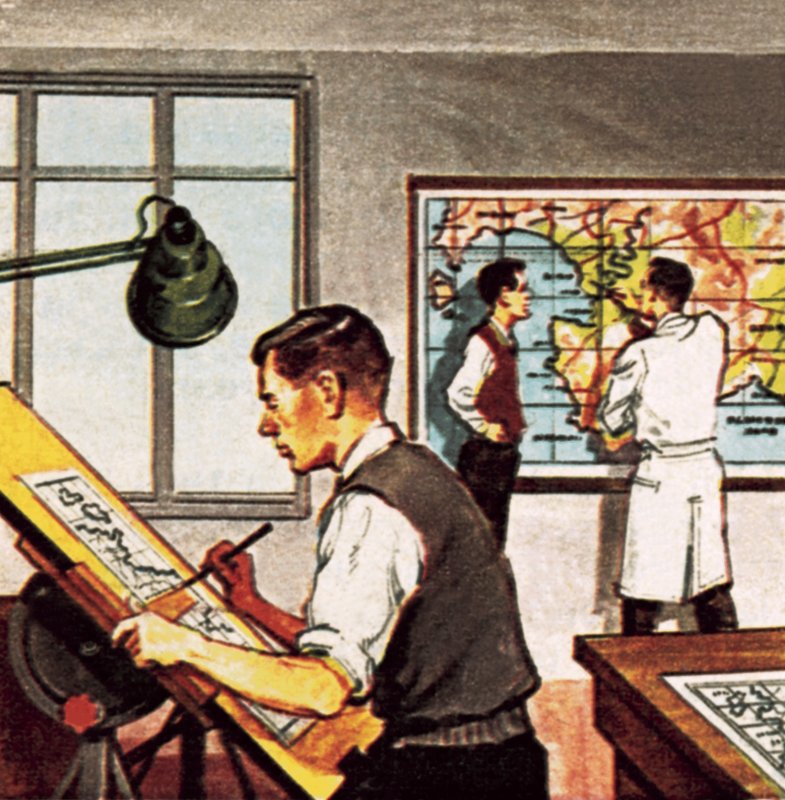 Térképész alkotó: English School