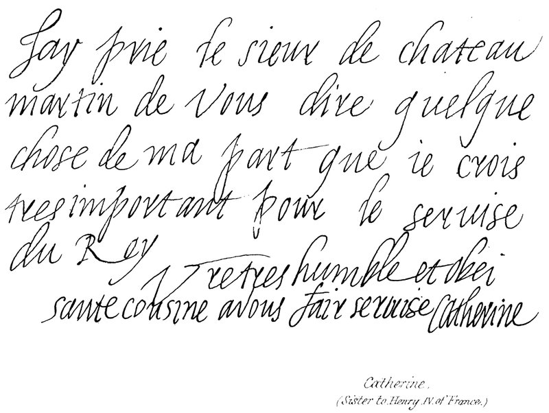 Catherine, (IV. Henrik francia nővére) alkotó: English School
