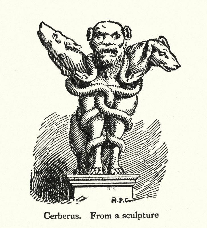 Cerberus (litho) alkotó: English School