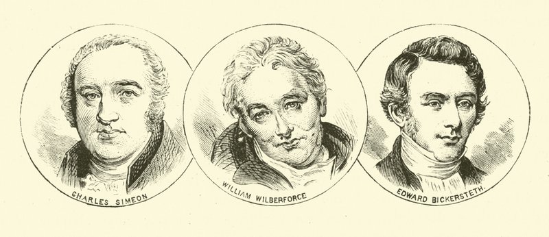 Károly Simeon; William Wilberforce; Edward Bickersteth alkotó: English School