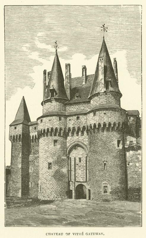 Chateau of Vitre Gateway (metszet) alkotó: English School