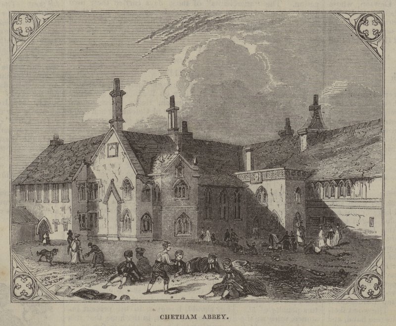 Chetham Abbey (metszet) alkotó: English School