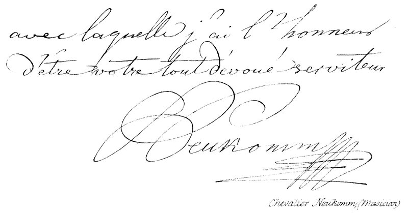 Chevalier Neukomm, (zenész) alkotó: English School