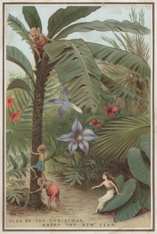 Karácsonyi üdvözlőlap (chromolitho) alkotó: English School