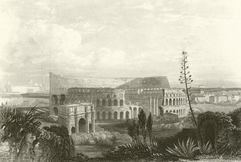 Colosseum Rómában alkotó: English School