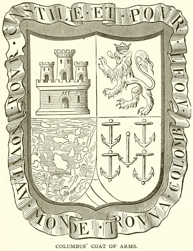 Kolumbusz címere alkotó: English School