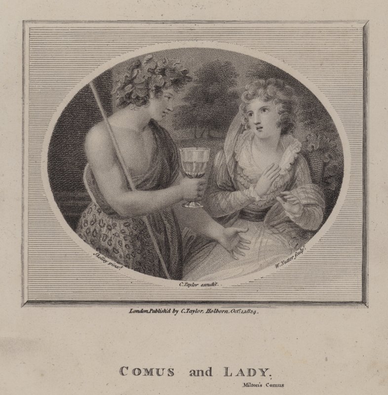 Comus és Lady alkotó: English School