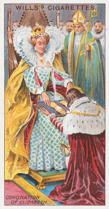 Erzsébet koronázása alkotó: English School