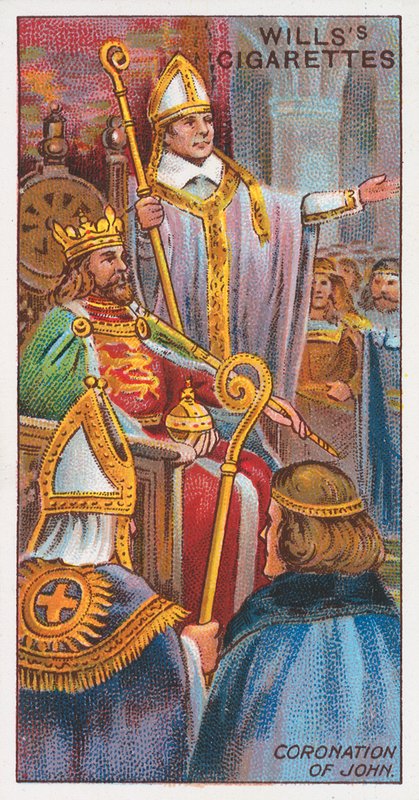 János koronázása alkotó: English School