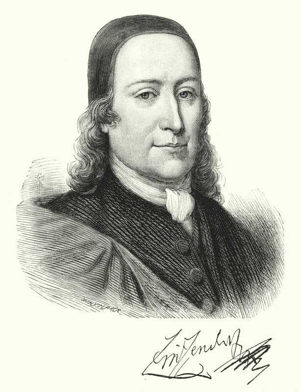 Zinzendorf gróf (metszet) alkotó: English School