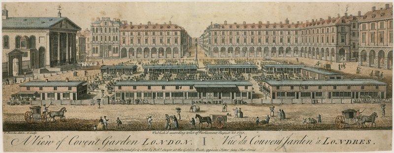 Covent Garden Market, London alkotó: English School