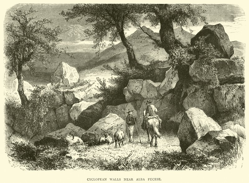 Cyclopean Walls Alba Fucese közelében alkotó: English School