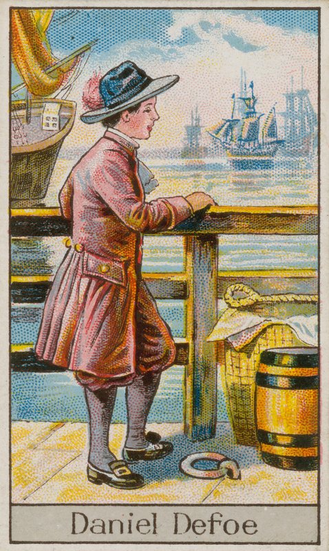 Daniel Defoe (chromolitho) alkotó: English School