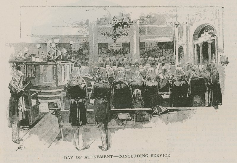 Engesztelés napja, befejező istentisztelet alkotó: English School