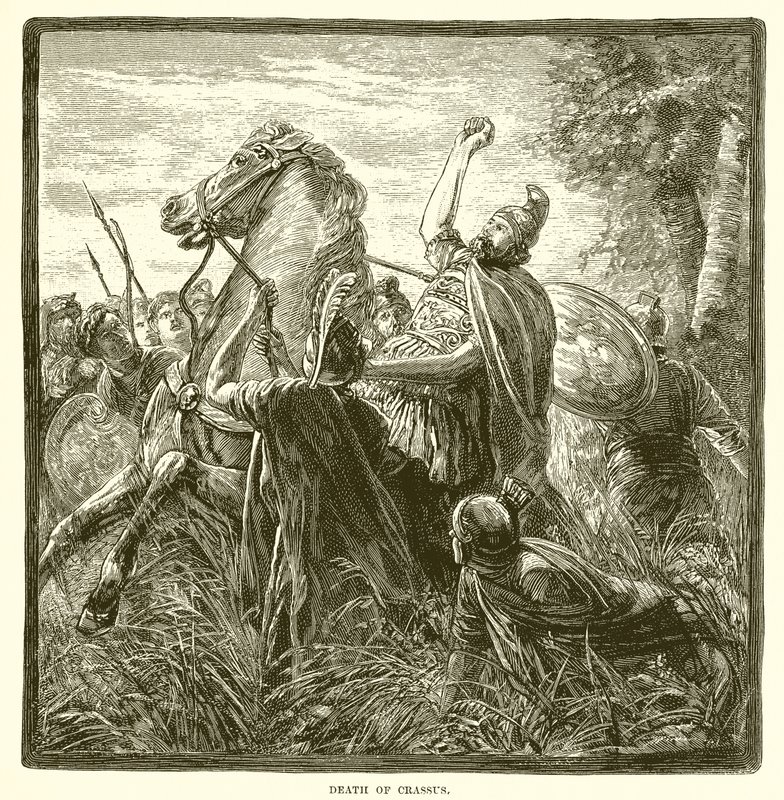 Crassus halála alkotó: English School