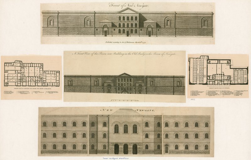Tervezés Newgate börtönhöz alkotó: English School