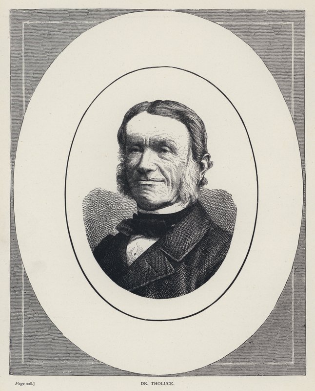 Dr. Tholuck (metszet) alkotó: English School