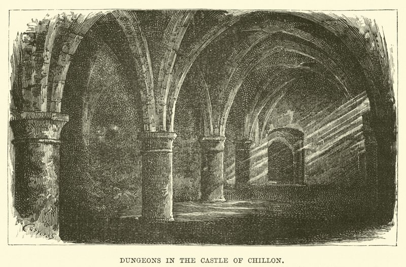 Dungeons a Chillon kastélyban alkotó: English School