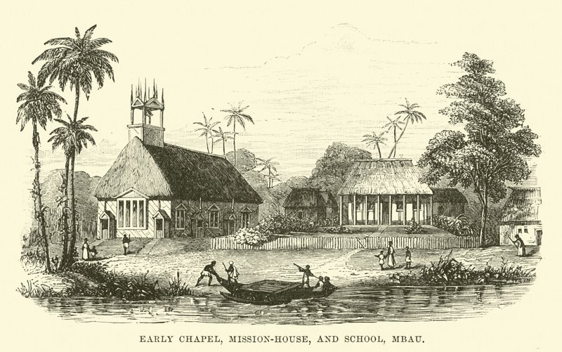 Early Chapel, Mission-house, and School, Mbau alkotó: English School
