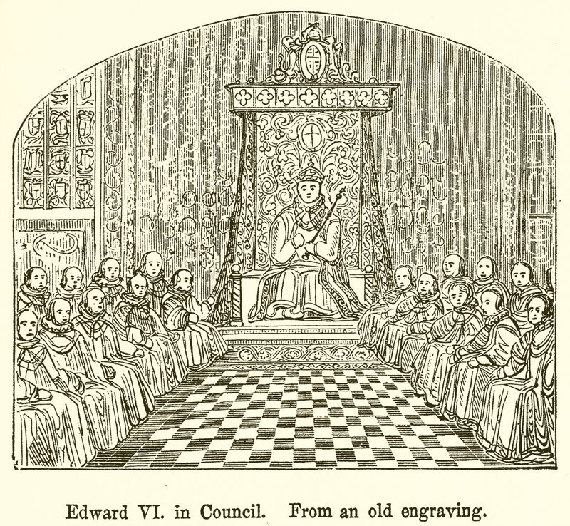 Edward VI. a Tanácsban alkotó: English School